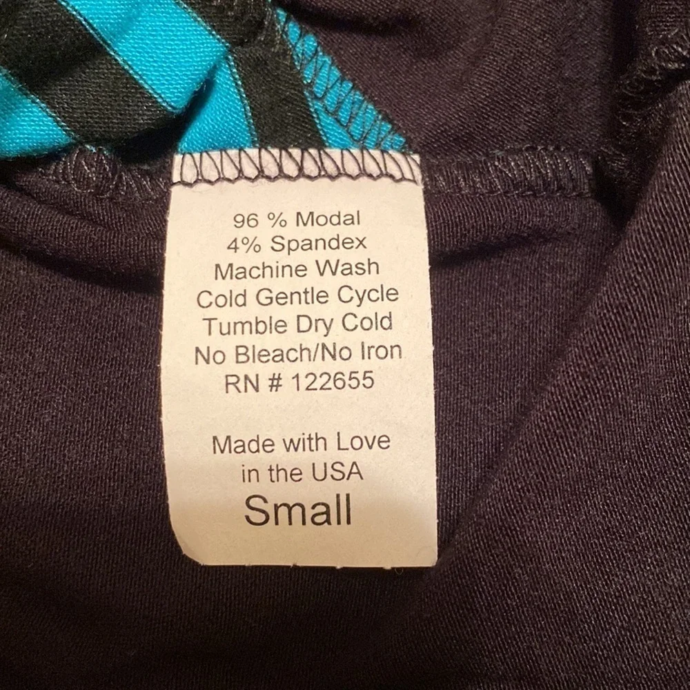 Inside Out Modal Sleeveless Asymmetric Hem Tunic Dress Art To Wear Zip Pocket S - Picture 8 of 8